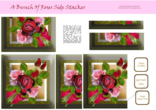 A Bunch Of Roses Side Stacker