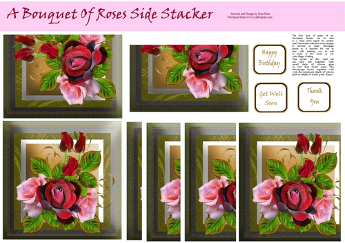 A Bouquet Of Roses Side Stacker