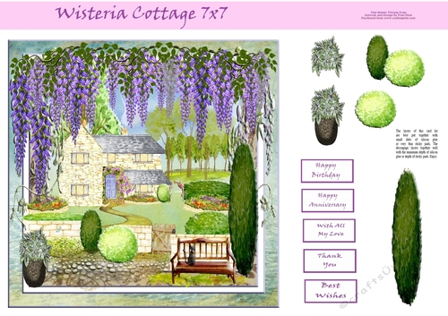 Wisteria Cottage 7x7
