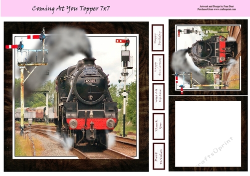 Coming At You Topper 7x7