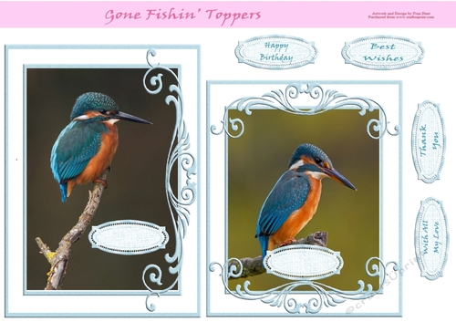 Gone Fishin Toppers