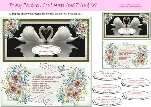To My Partner, Soul Mate And Friend 7x7