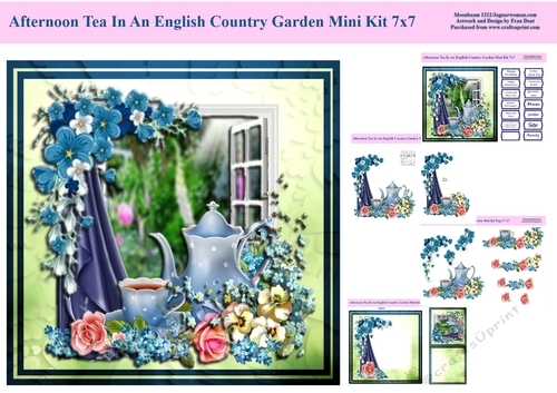 Afternoon Tea In An English Country Garden