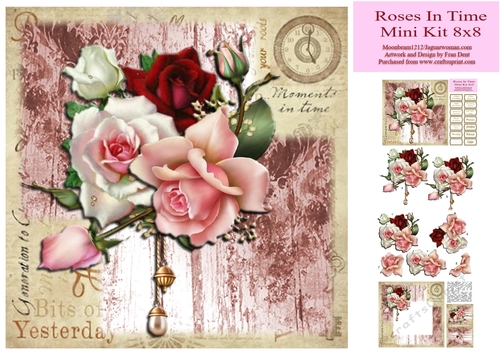 Roses In Time Mini Kit 8x8