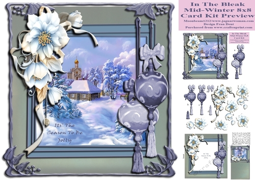 In The Bleak Mid-Winter 8x8 Card Kit