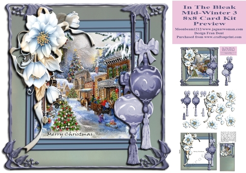 In The Bleak Mid-Winter 3 8x8 Card Kit