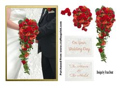 Red Wedding Bouquet