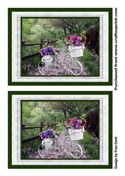 Floral Bicycle Toppers