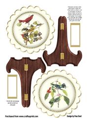 Two Bird Plate Cards
