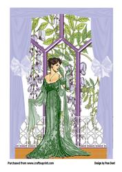Beauty Amongst the Wisteria A4