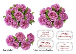 Pink Rose Posy