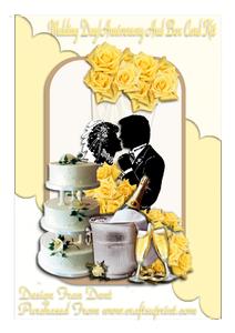 Wedding Day/anniversary and Box Card Kit