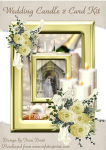 Wedding Candle 2 Card Kit