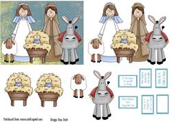 Away in a Manger Quick Card 2