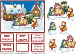 The Carol Singing Snow Family