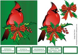 Cardinal Bird Topper