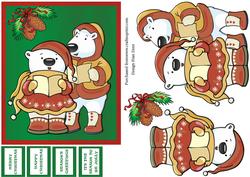 Carol Singing Polar Bears