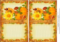 Autumn Colours Notelets/greetings Cards