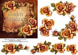 Golden Wedding Roses
