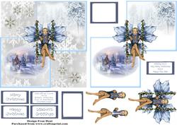 Blue Christmas Fairy
