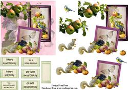 Scrapbook Fruit Harvest
