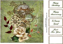Steampunk 8x8 Topper