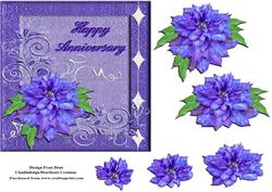 Multi Blue Clematis