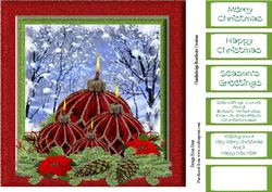 Christmas Candles 8x8