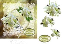 Deepest Sympathy Lilies and Lace