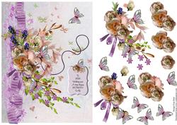 Mother's Day Flowers and Butterflies
