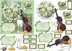 If Music Be the Food of Love 5.5x5.5 Step by Step
