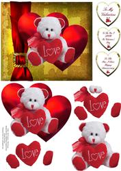 Teddy Love Valentine Step by Step