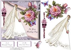 The Bride, the Rose and Butterflies