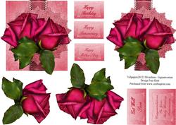 Wine Roses and Lace