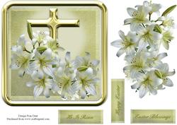 Easter Lilies Step by Step