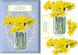 Happy, Golden Easter Daffodiles