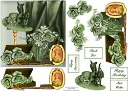 A Woman's Finery in Green