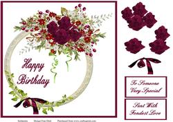 Happy Birthday 8x8 Quick Card