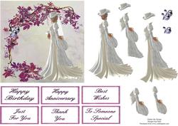 Lady in White Step by Step