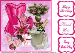 Fine Things for a Lady 8x8 Topper