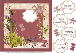 Green Rose 8x8 Topper