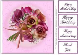 A Rosy Posy for Mother's Day 8x8 Topper