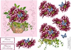 Pink Daisies Step by Step
