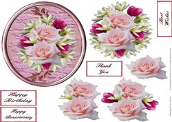 Pink and White with Lace Step by Step