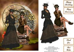 Steampunk Dreams Quick Card