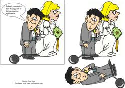 Ball and Chain Wedding