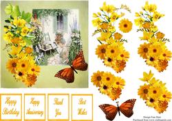 Butterfly Garden Step by Step