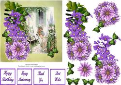 Purple Floral Splender