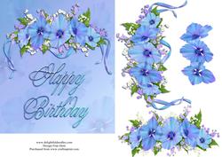 Blue Birthday Wishes