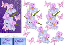 Purple Pastel Passion Step by Step